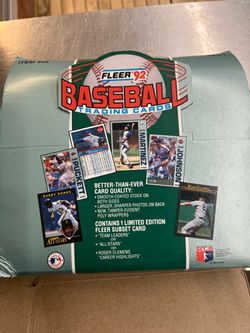 1992 baseball cards