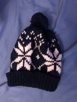 Knit beanie hat