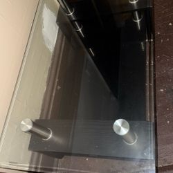 All Black And Glass Coffee Table!