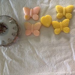 Porcelain Jewelry  Box Hand Painted with a rose at the top