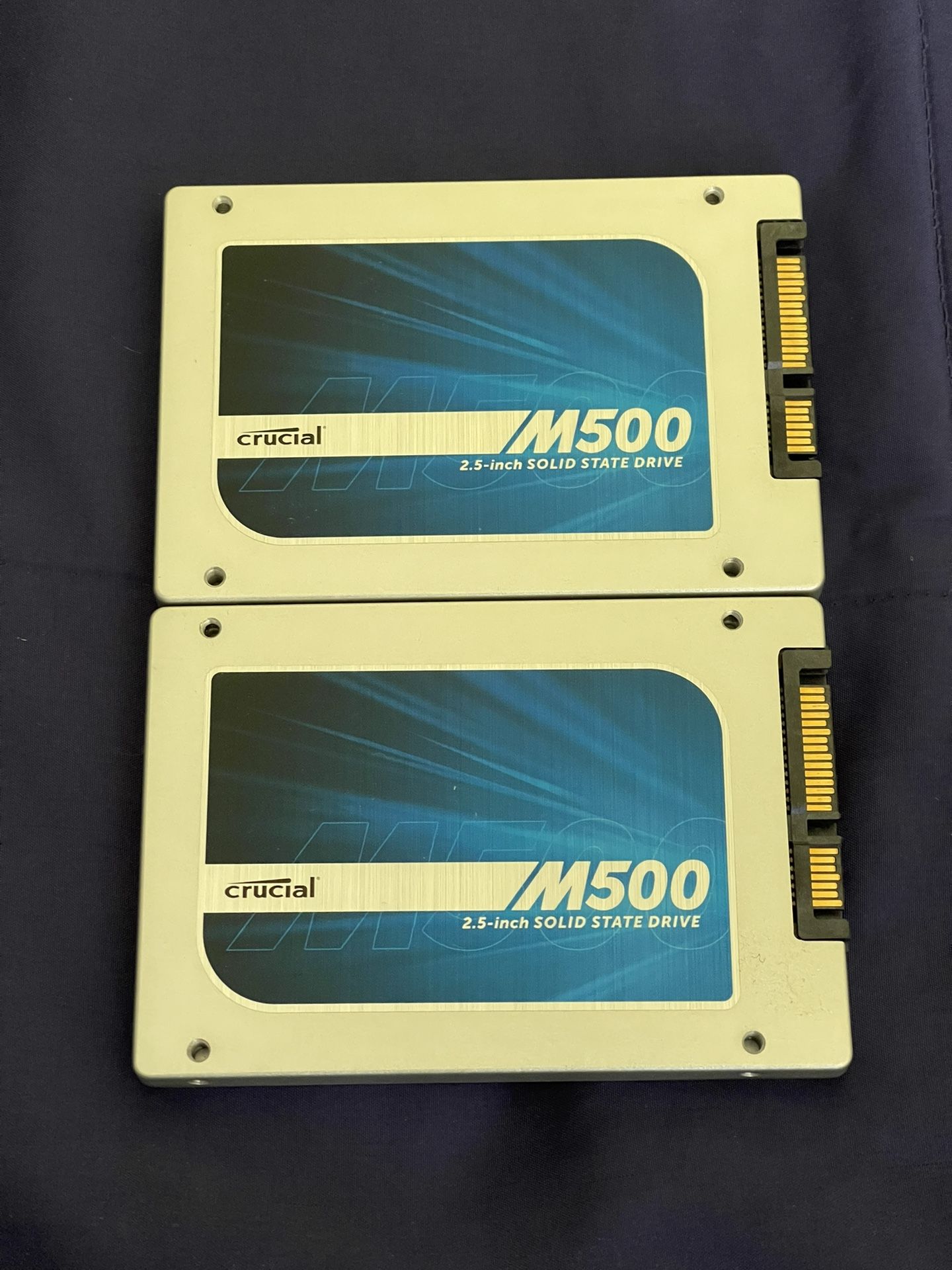X2 Crucial 250gb SSDs