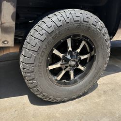 18” 8x180 Moto metal Wheels And Cooper Tires
