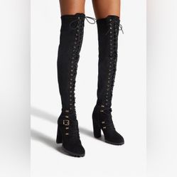 Tall Lace Up Boots