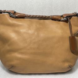 Rare Van Astyn Switzerland ~ Women's Brown Leather Shoulder Bag ~ 13" x 12" x 6"
