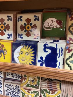 Talavera tile 4” x 4” $125 each