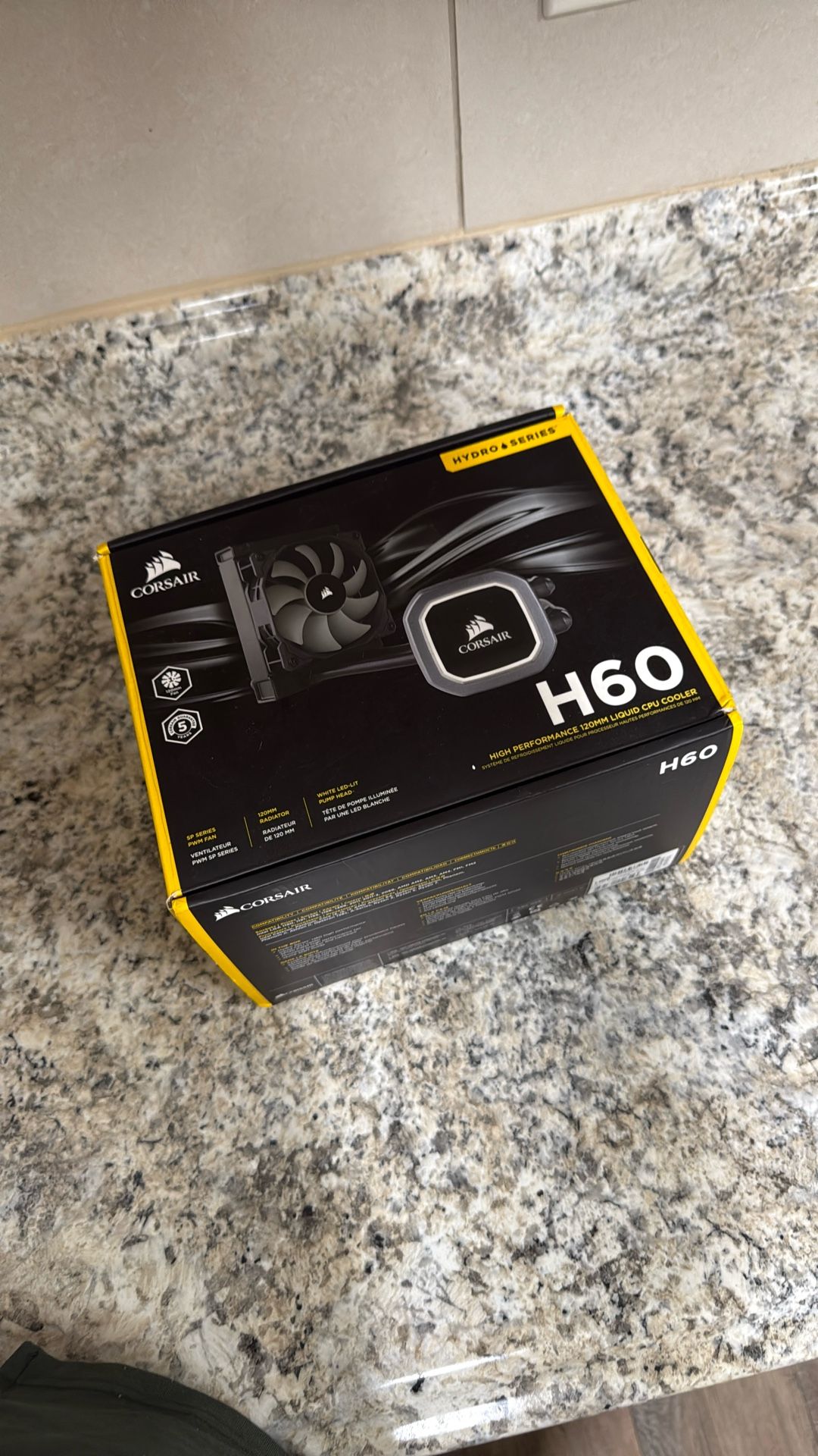 Hydro Seriesâ„¢ H60 (2018) 120mm Liquid CPU Cooler
