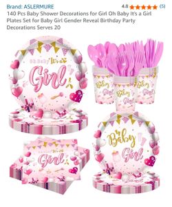 Party supplies  Dinosaur (BOY),STRONGER THINS, BABY SHOWER GIRL