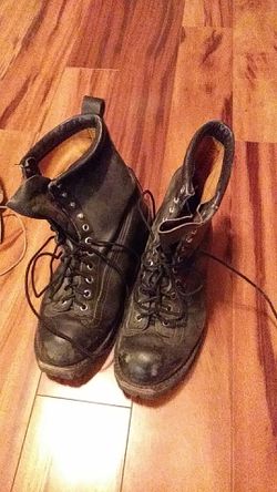 Military issueChippewa Boots