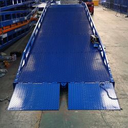 Warehouse Loading Dock Ramp for Sale, Steel Yard Ramp and Platform Kit - 22,000 lb. Capacity
