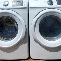 SAMSUNG SET WASHER AND ELECTRIC DRYER 
