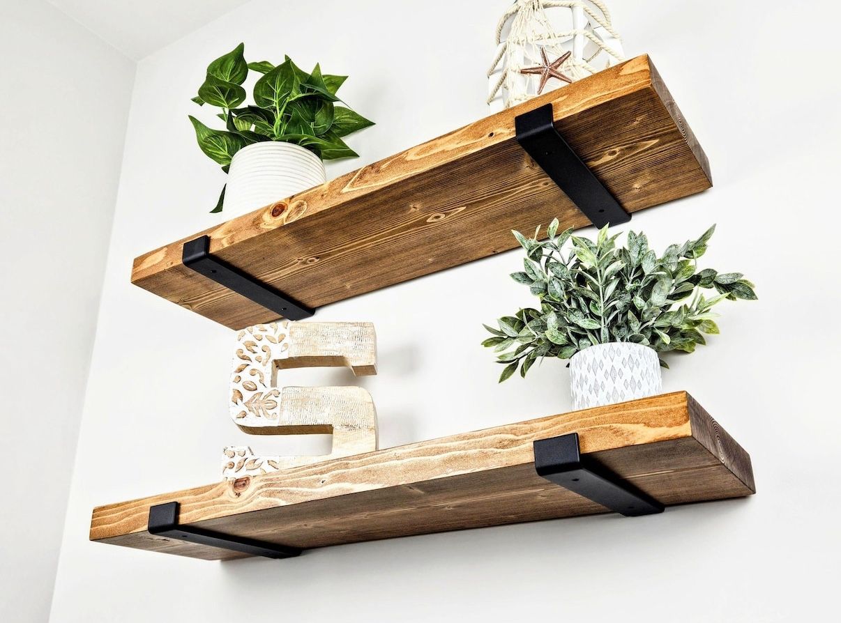 Hardwood Shelves From Etsy