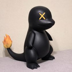 40cm Fire Lizard Designer Toy Statue – Anime Inspired Hand Finished Sculpture