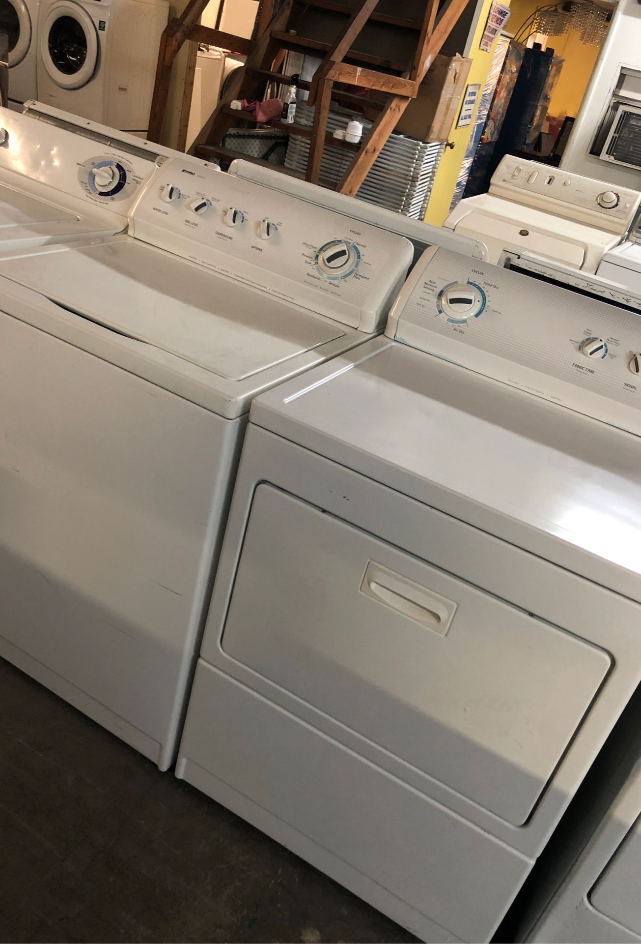 Washer and dryer set kenmore