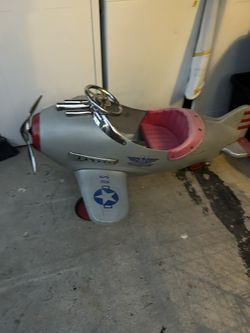 Kids Vintage Us Army Car Cart Pursuit 