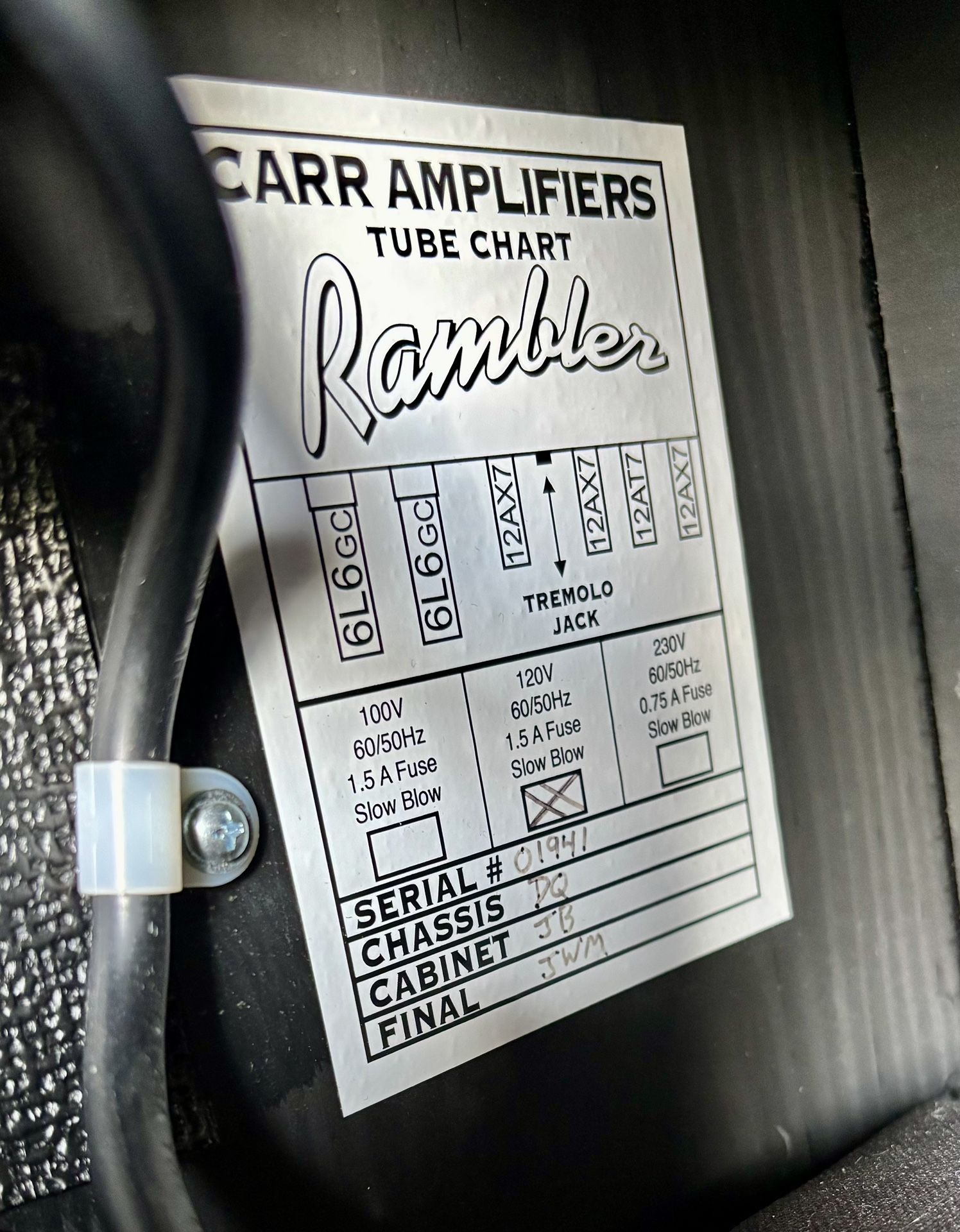 Carr Rambler 1x12 Combo Amp 