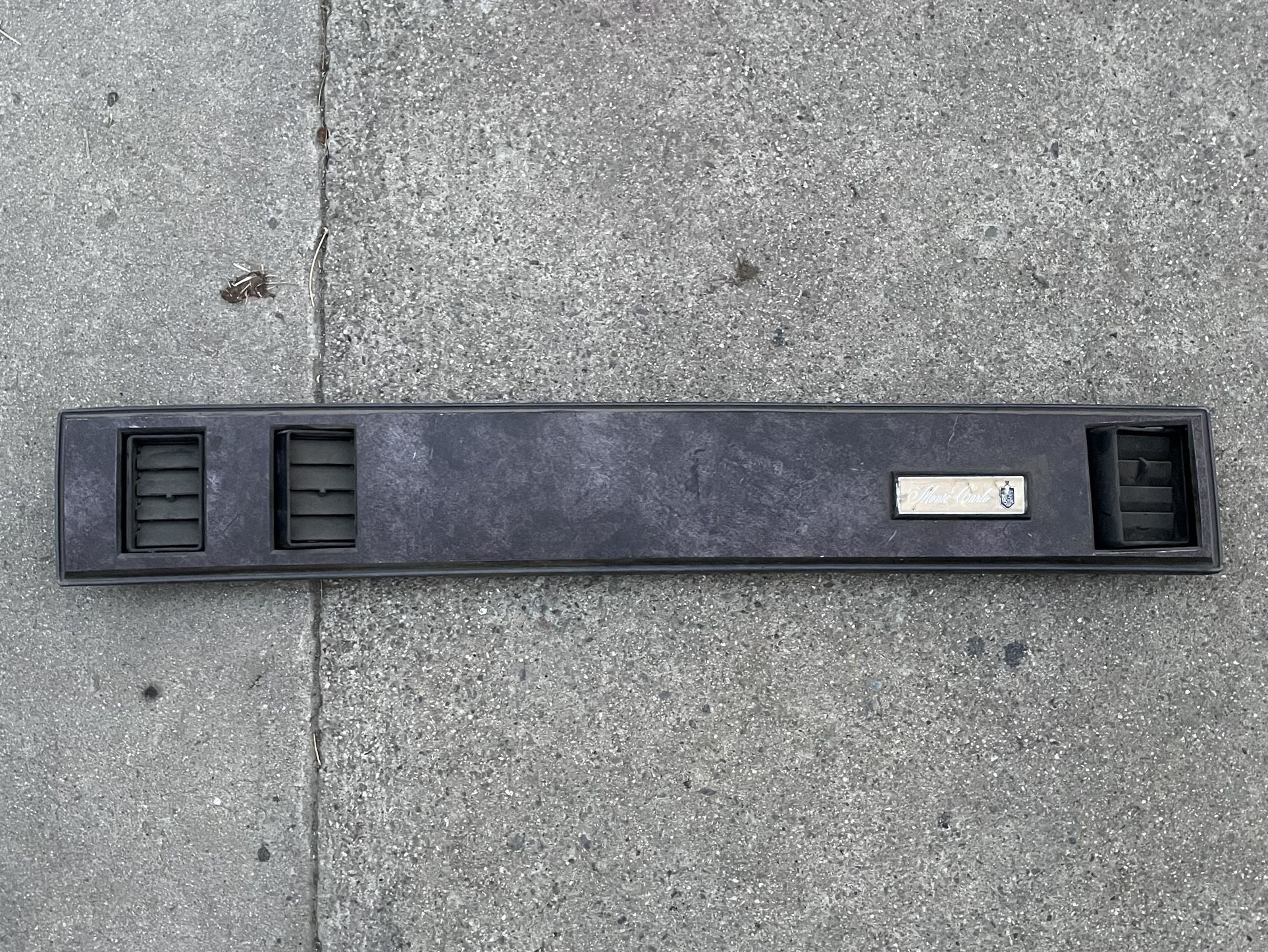 Monte Carlo dashboard bezel Asking $75
