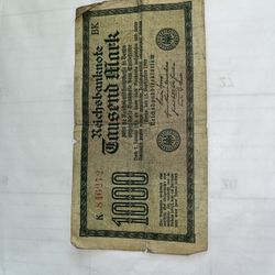 Vintage Berlin Paper Currency 