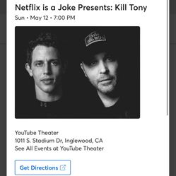 2 Kill Tony Tickets May 12th