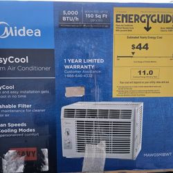 Midea Window Ac 5,000 Btu
