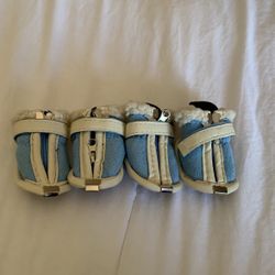 Dog Shearling Boots XXS -2 1/4”