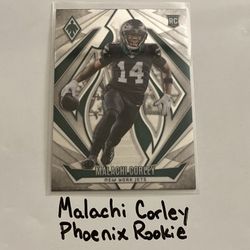 Malachi Corley New York Jets WR Phoenix Rookie Card. 