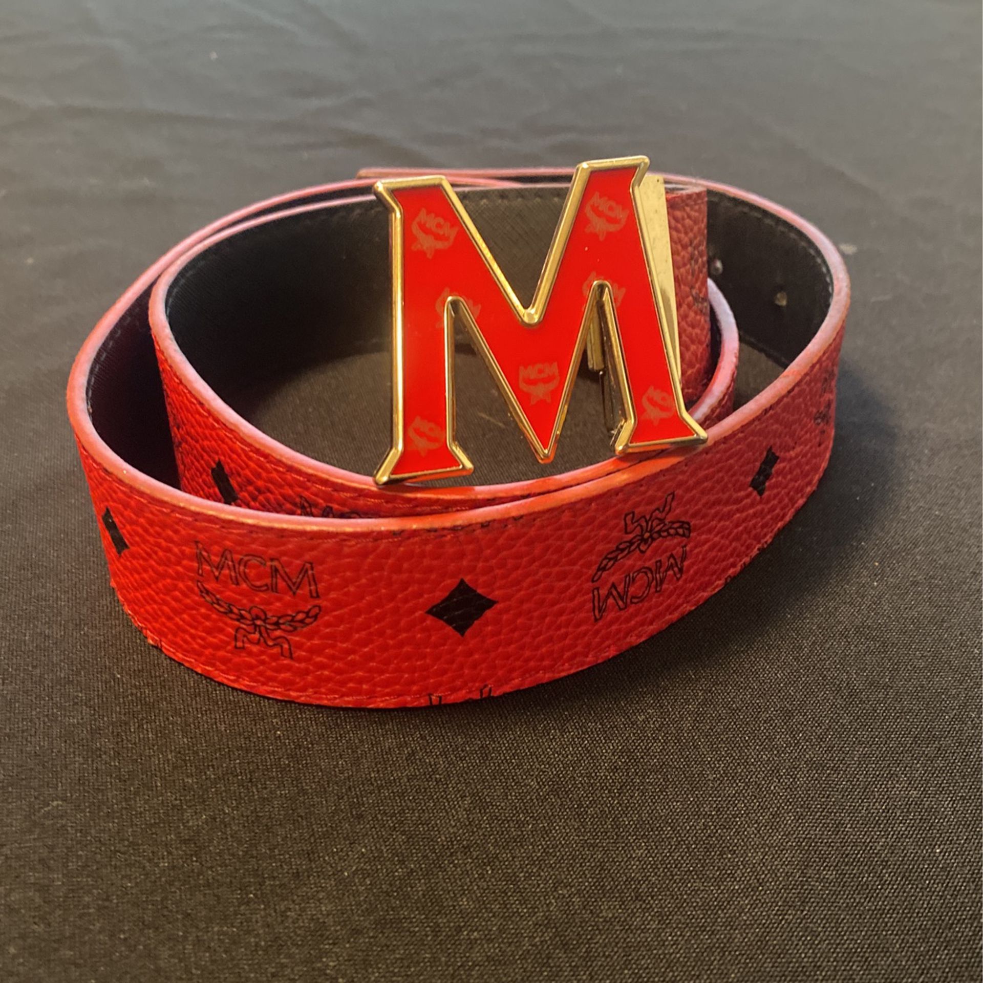 MCM Red belt for Sale in Monterey Park, CA - OfferUp
