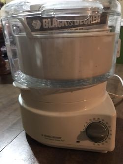 Black & Decker flavor scented Steamer Plus
