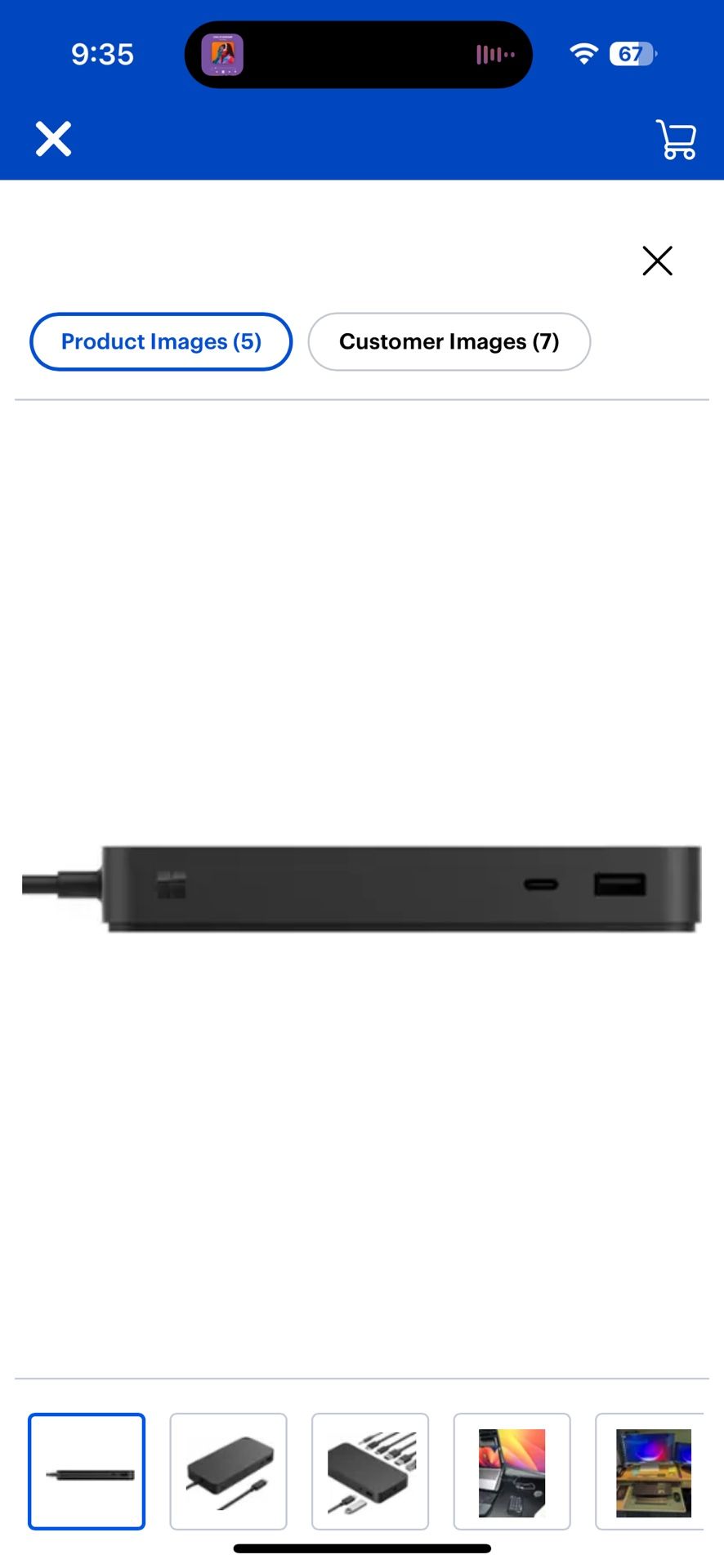 Microsoft-Surface Thunderbolt 4 Dock-Black (T8H-00001)