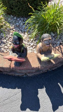 Vintage Americana lawn garden ornaments