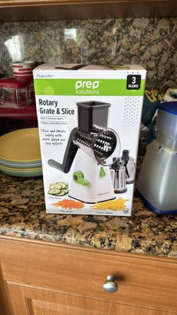 Rotary grate and slice