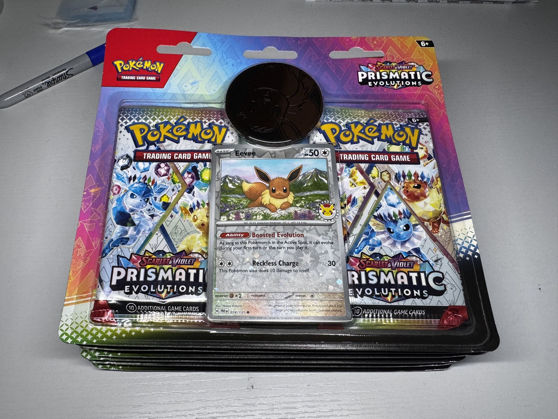 Prismatic Evolutions 2 Pack Pokemon Cards