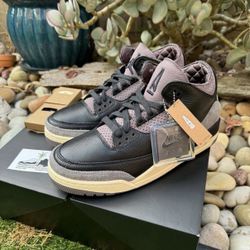 Jordan Retro 3 A Ma Maniere Black Size 9.5 Men
