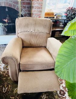 Recliner brown sofa