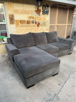 Ash Grey Sectional Couch