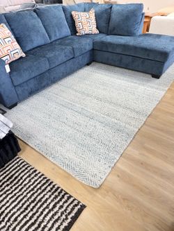 Blue & White 8’ x 10’ Rug by Article (Retail $599)