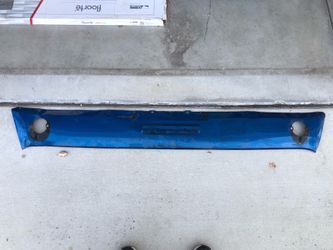 68 Mustang rear valance