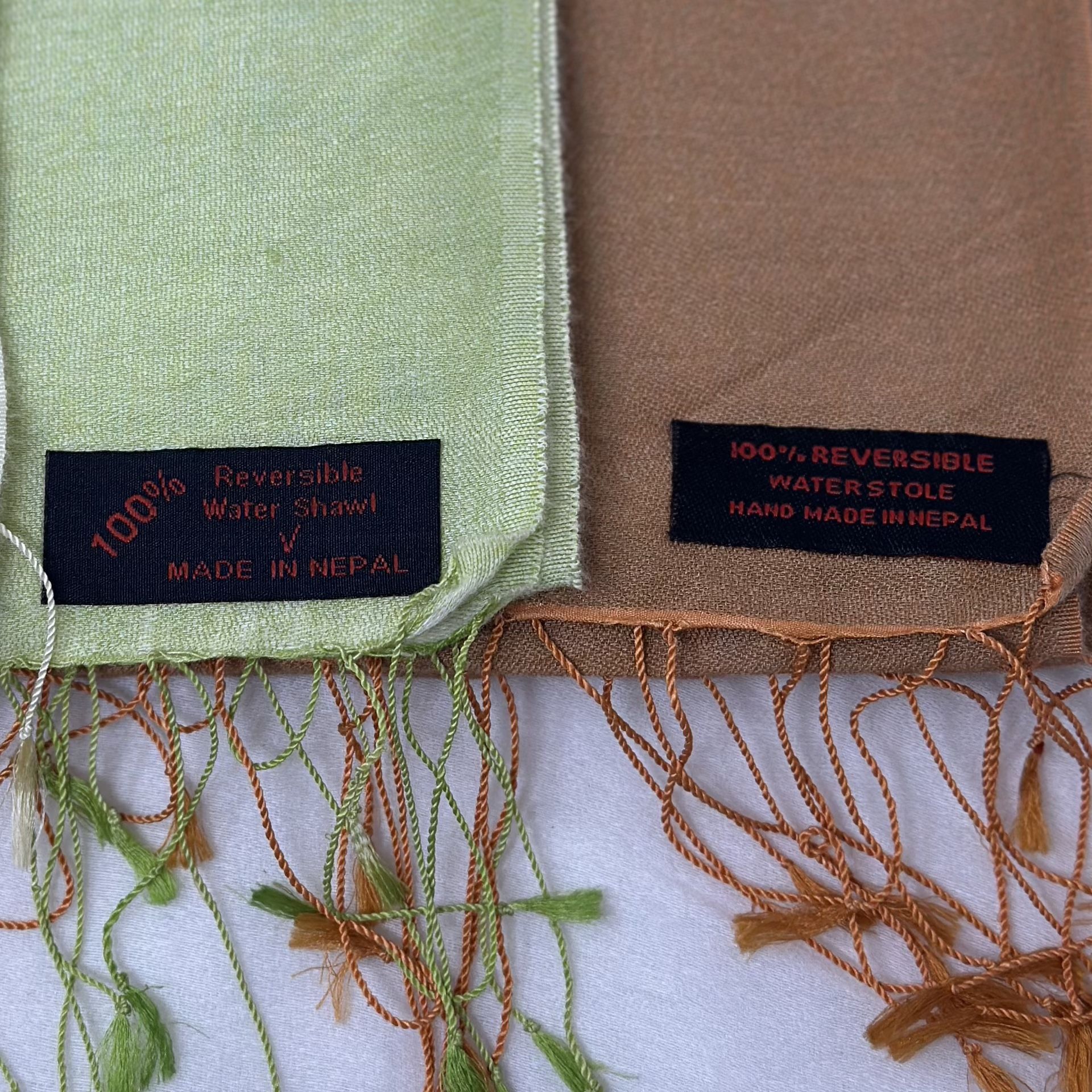 Water Pashmina Shawl - 100% reversible water shawl