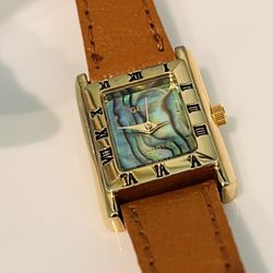 Gebre Gold Abalone Watch 