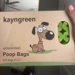 KaynGreen Poop Bags 525 Bags 9”x13 