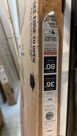 Glass screen door