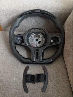 BMW M3 G80/82 DIGITAL CARBON FIBER ALCANTARA STEERING WHEEL
