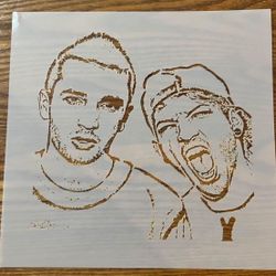 Twenty One Pilots Stencil - Josh Dun Tyler Joseph