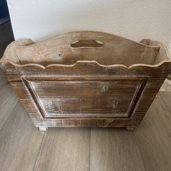 Rustic Magazine Or Shoe Holder 