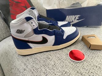 Air Jordan 1 retro High OG GS Blue White Black Sneakers