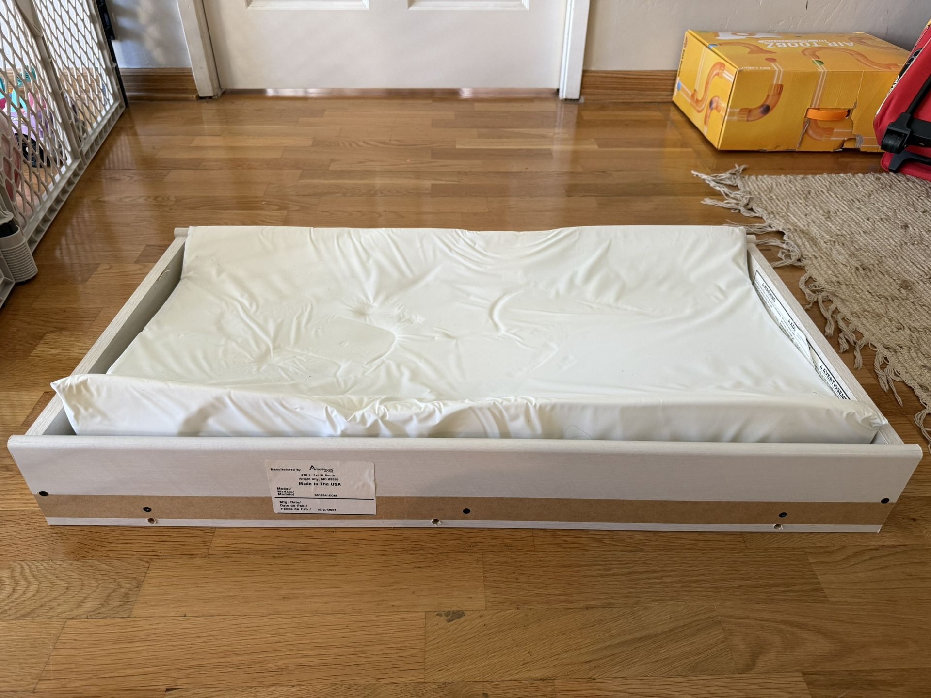 Changing Table Topper With Changing Pad