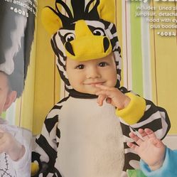 Infant zebra halloween costume