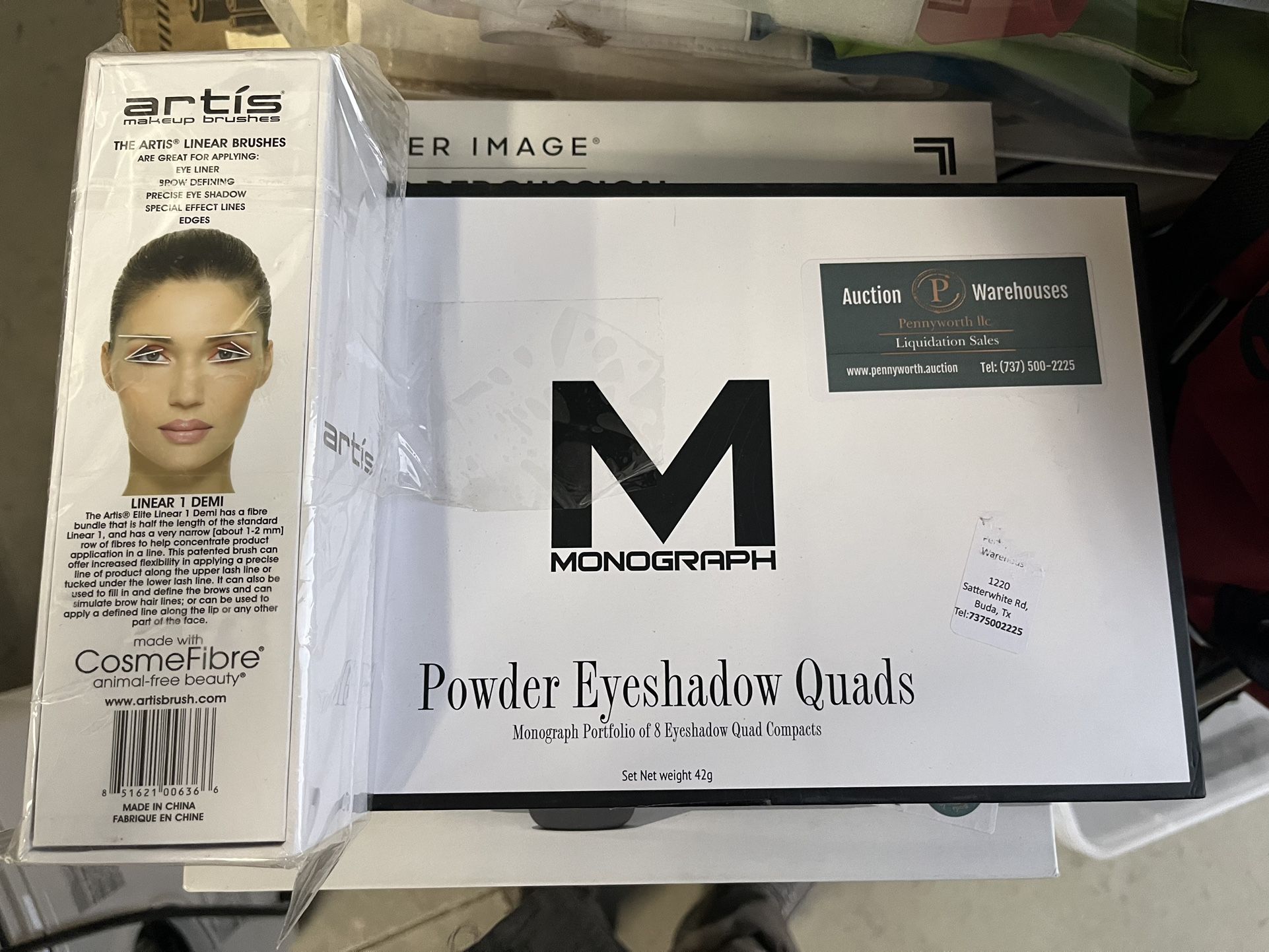 Artis Makeup Brushes & Monograph Powder Eyeshadow Quads