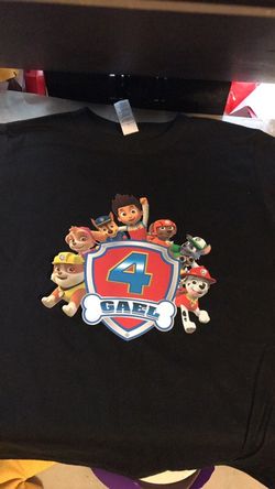Paw patrol birthday shirt (custom Tshirt for the birthday boy/girl)