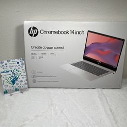 New HP Chromebook Intel N200 Processor, 128GB SSD, 4GB RAM, 14" HD Display ChromeOS 