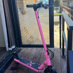 Pink Electric Scooter